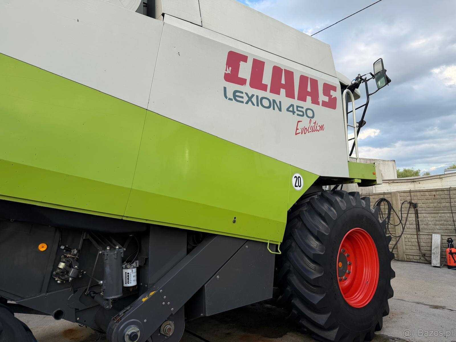 Claas Lexion 450 Evo heder 7,5m rok pr 2003 sprowadzony ce - 10