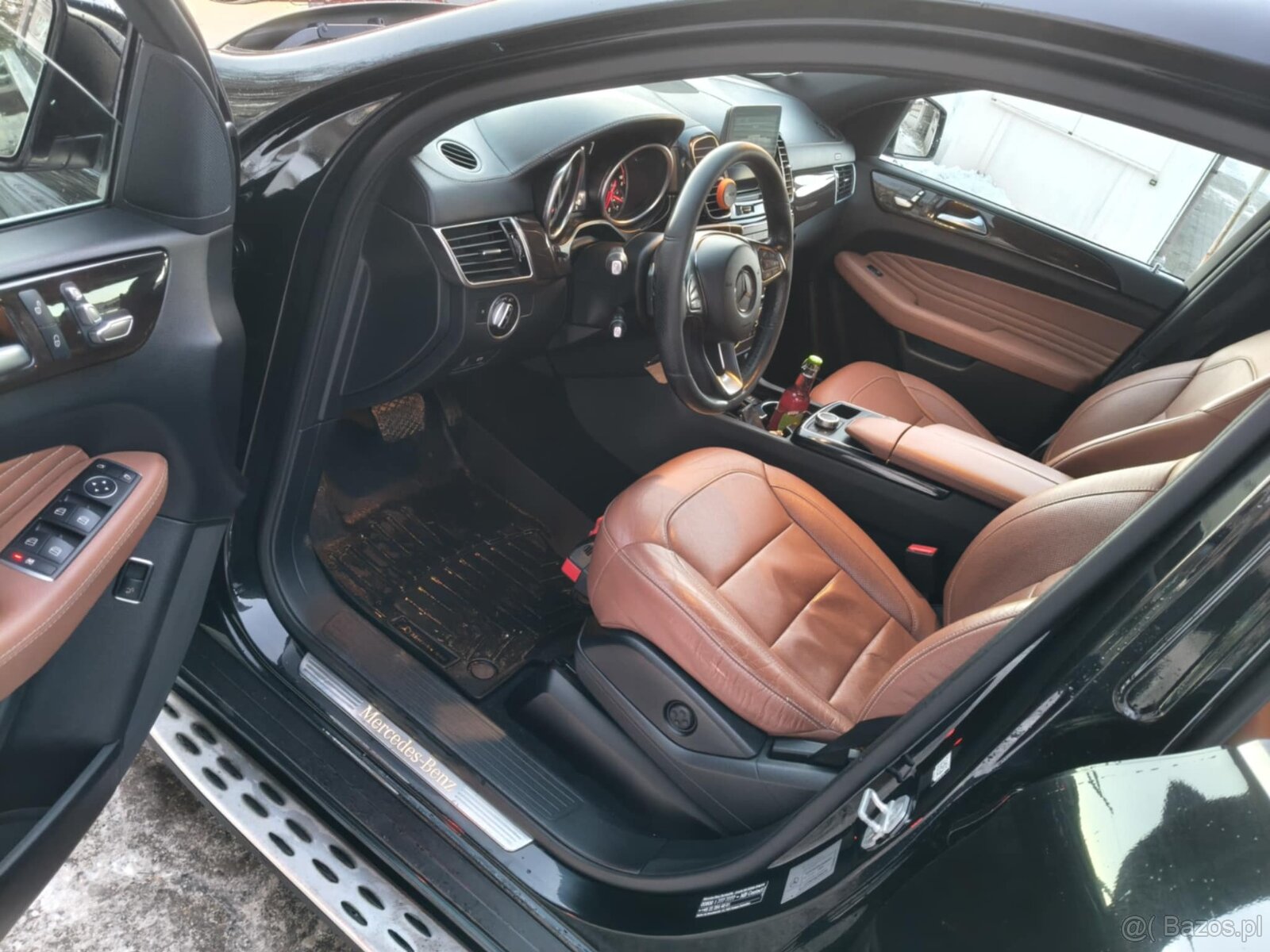 GLE 3.0 CDI COUPE 4-MATIC STAN BDB BRĄZOWA SKÓRA - 10