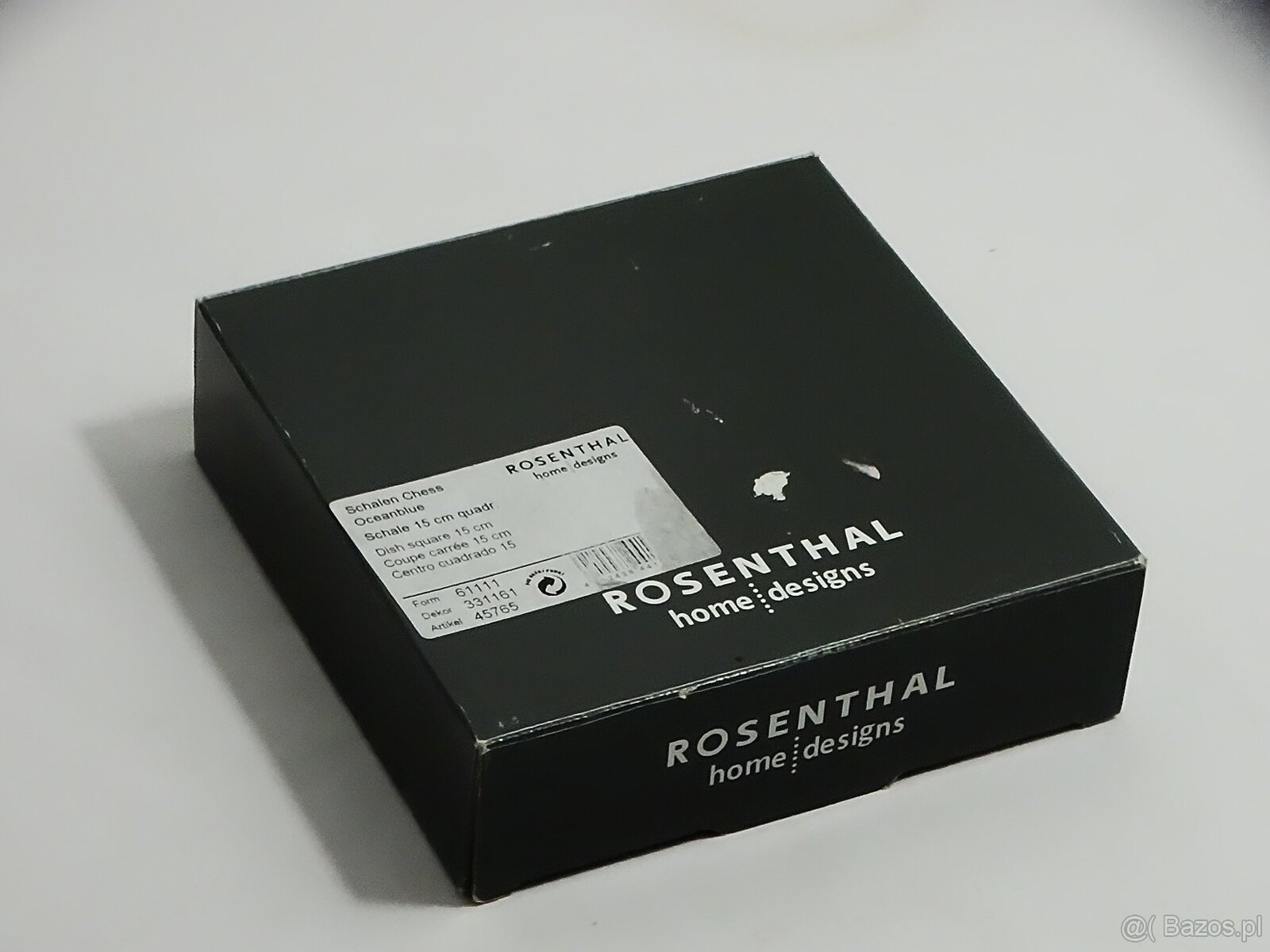 Szklana misa dekoracyjna Rosenthal Form 61111, Dekor 331161, - 10