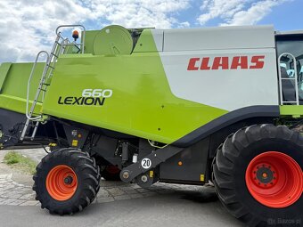 Kombajn zbozowy Claas Lexion 660 heder V750 rok pr 2011 spr - 10