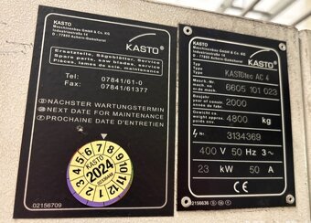 Automatyczna PIŁA / PRZECINARKA taśmowa, typ: KASTOtec AC4 - 10