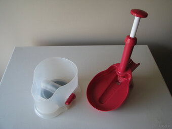 Dobrej jakości, drylownica z przyssawką do wiśni, oliwek - 10