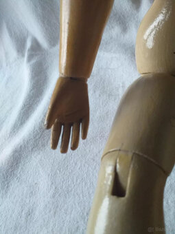 Antyczna lalka do renowacji. Znak firmowy do identyfikacji. - 10