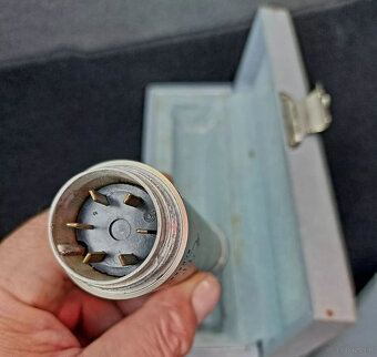 Zabytkowy mikrofon Telefunken Antik CM51 N i CMV 513 w etui - 10