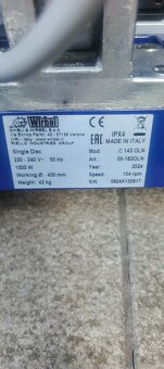 Wirbel C143 OLN szorowarka jednotarczowa + 2 szczotki FV VAT - 10