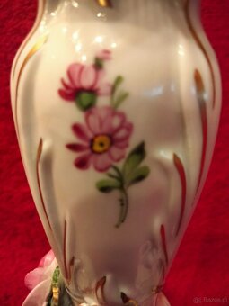 Stara niemiecka porcelana Świecznik sygnowany Gottfried Schi - 10