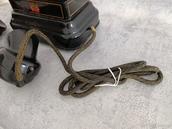 Bardzo stary duński telefon Jydsk z poczty w Kopenhadze. - 10