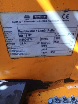 Hamm HD12 HD 12 2014r Walec kombinowany guma stal - 10