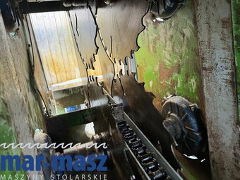 Trak tarczowy do cięcia pryzm i desek z kłód DREW-MET - 10