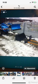 Japoński Traktorek 3 tłok.diesel nap.4x4 w cenie pług - 10