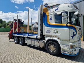 Scania R 560 do drewna do lasu - 10