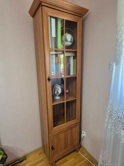 Stół i 6 krzeseł + komoda witryna i stolik - 10