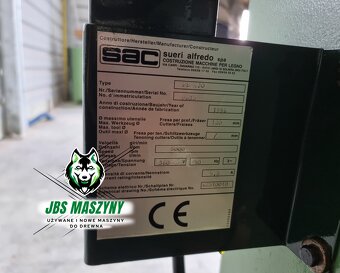 Wyrówniarka Strugarka SAC WŁOSKA 4 noże  Odlew - 10