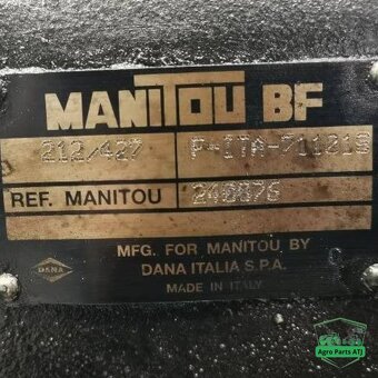 Dyferencjał 11X35 Dana Spicer 240876 Manitou MT 1740 - 10