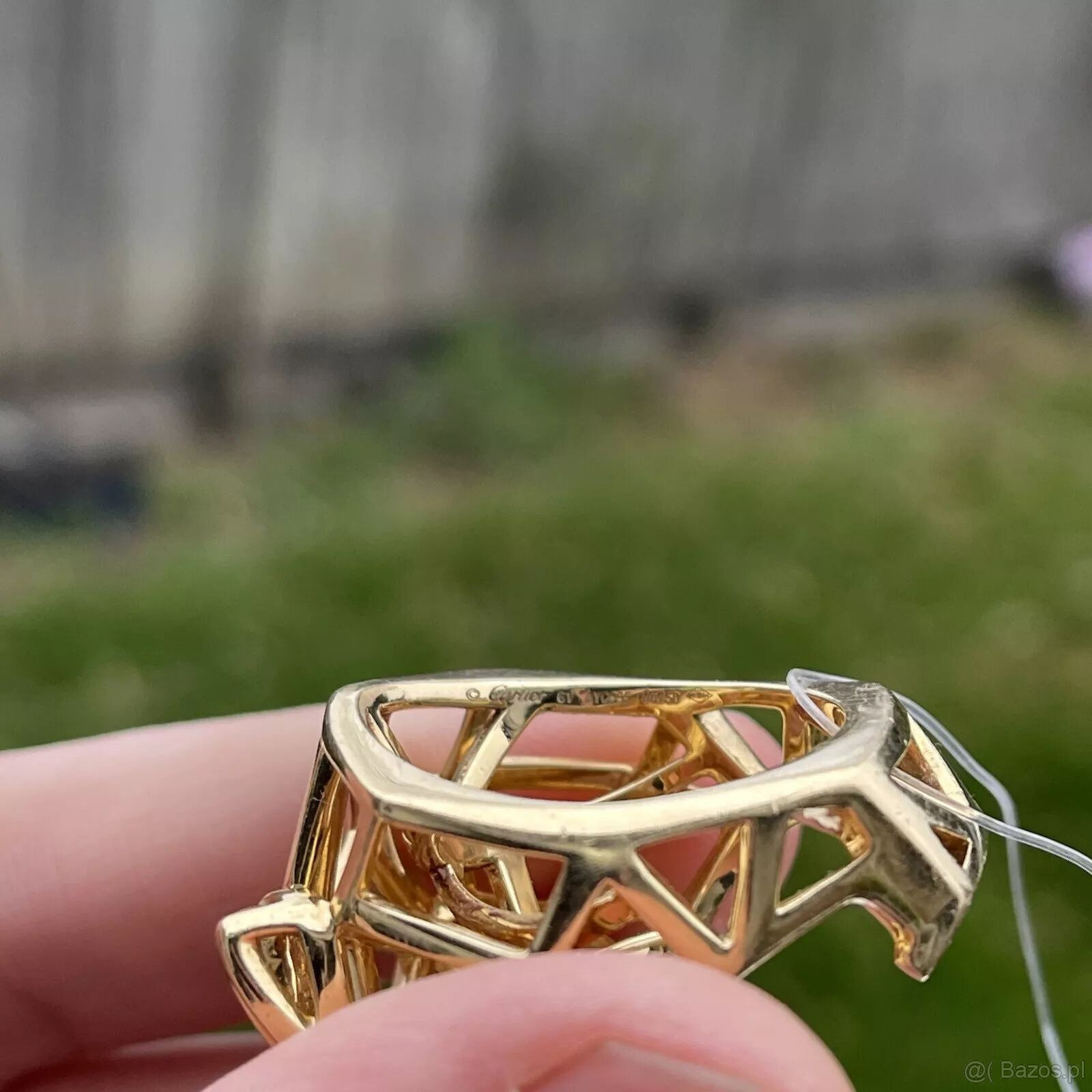 Pierścionek Cartier Panther Tsavorite z zielonym granatem 18 - 11