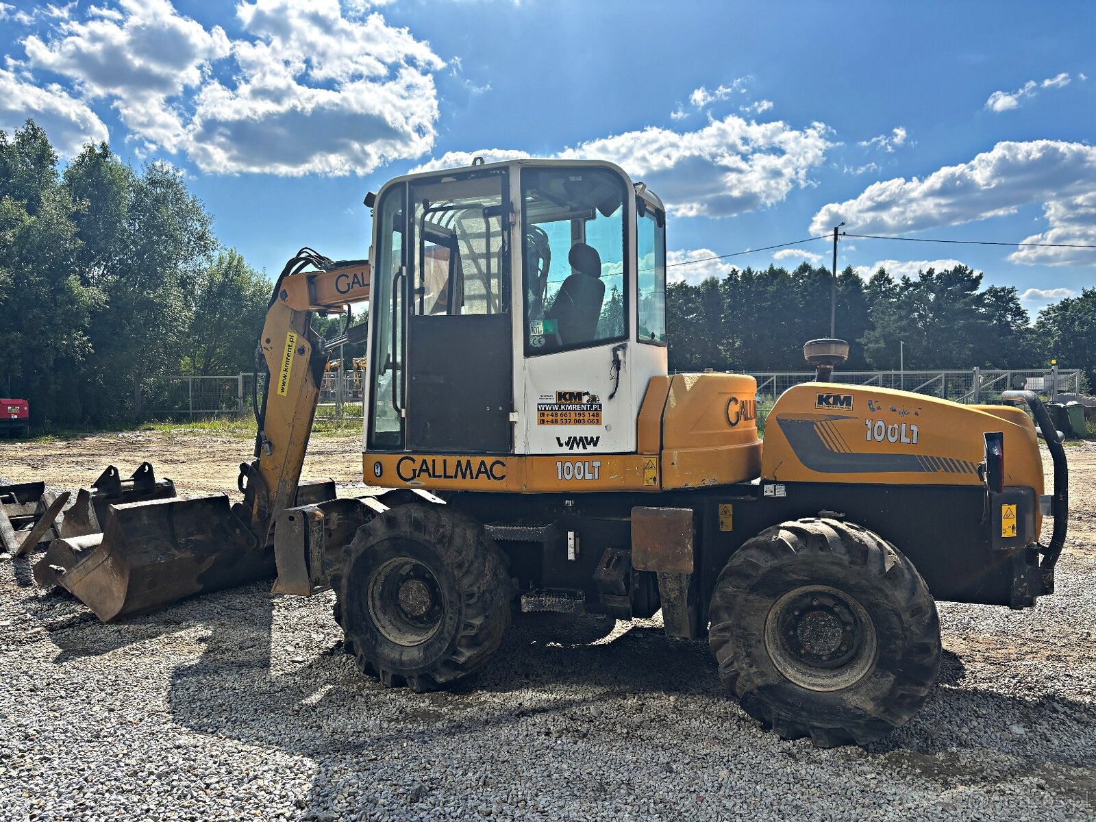 GALLMAC WMW 100L T KOPARKA KOŁOWA 2009R | KOMATSU PW 98, 110 - 11