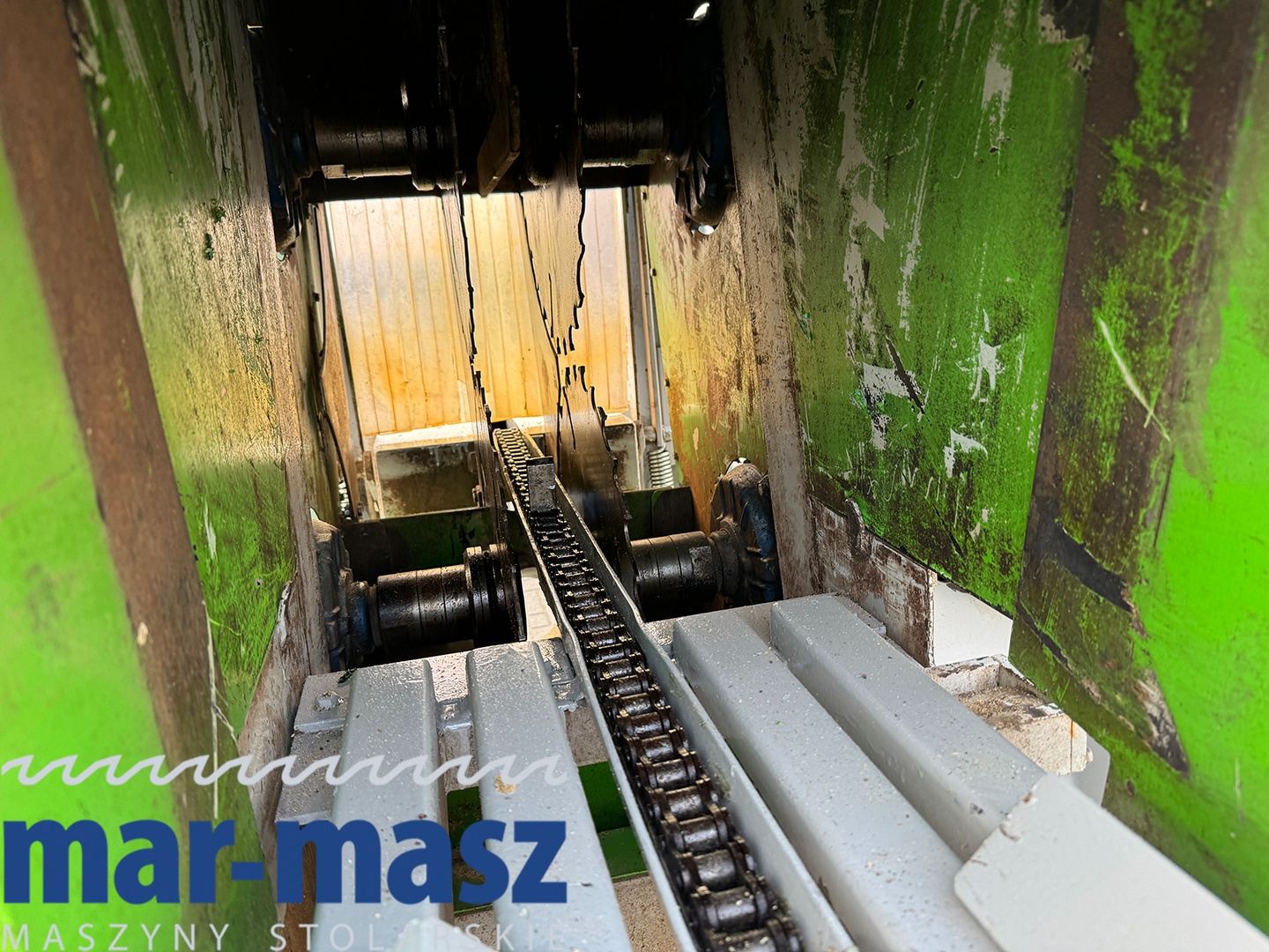 Trak tarczowy do cięcia pryzm i desek z kłód DREW-MET - 11