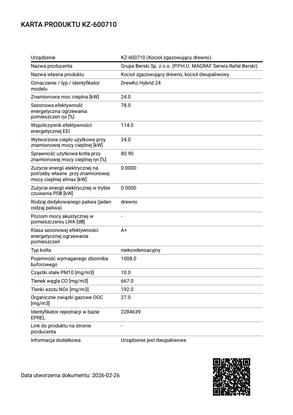 Kocioł C.O. DrewKo Hybrid 24kW – Dwupaliwowy Pellet & Drewno - 11