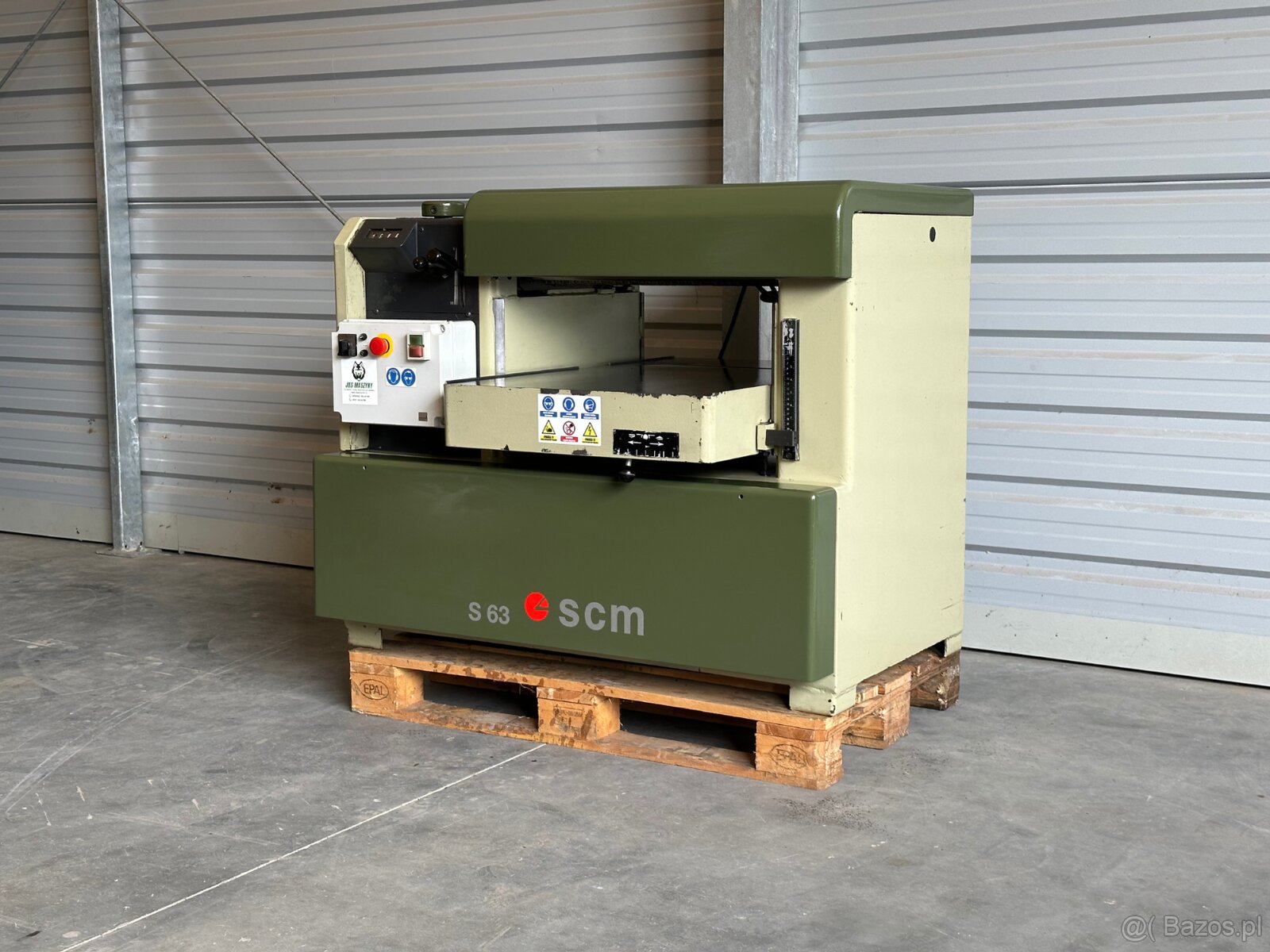 GRUBOŚCIÓWKA SCM S 63 – 630 mm | 4 NOŻE | 5,5 kW | JBS MASZY - 11