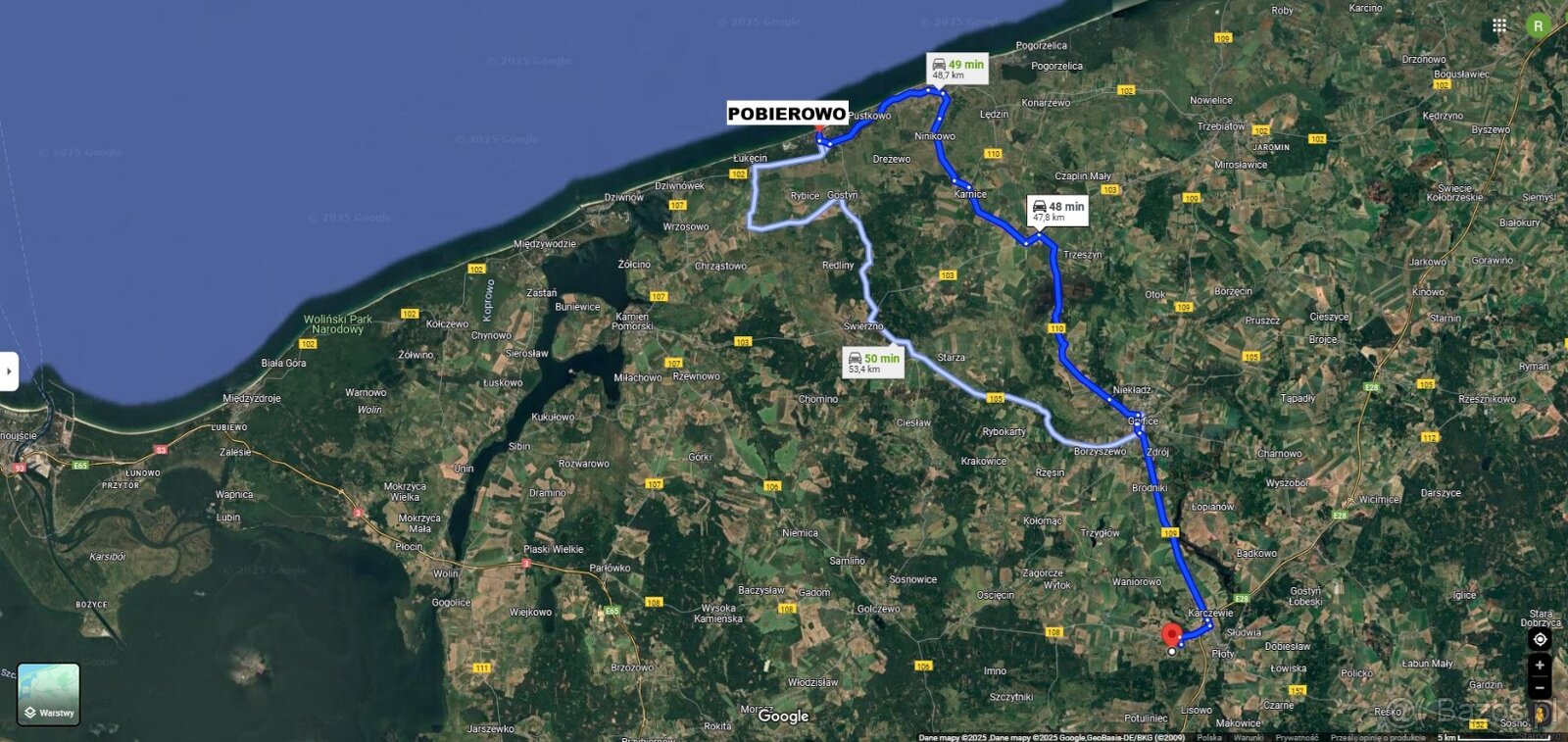 Działka budowlana 72-310 Sowno Zachodniopomorskie = 3096 m2 - 11