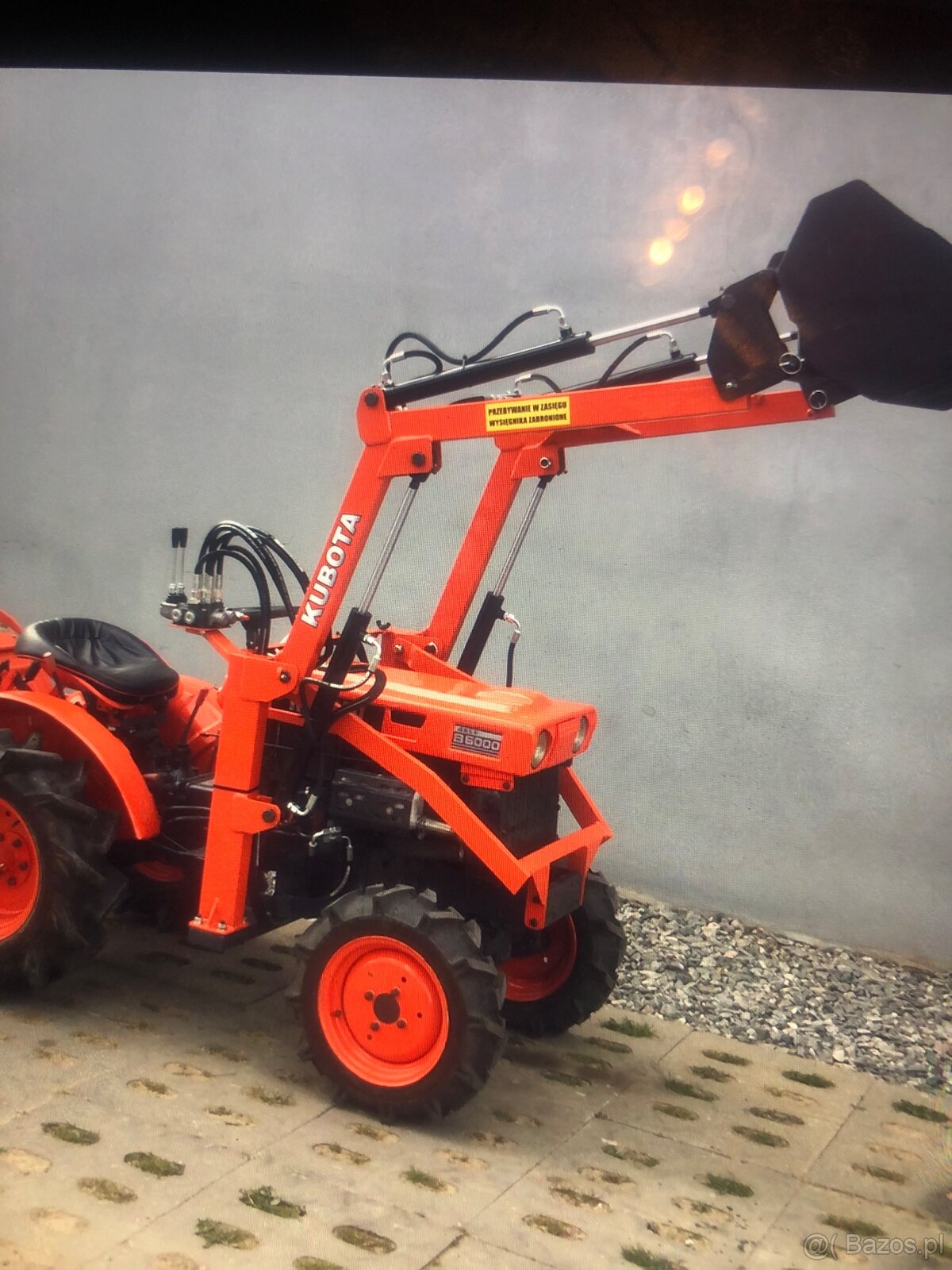 Japoński Traktorek 3 tłok.diesel nap.4x4 w cenie pług - 11