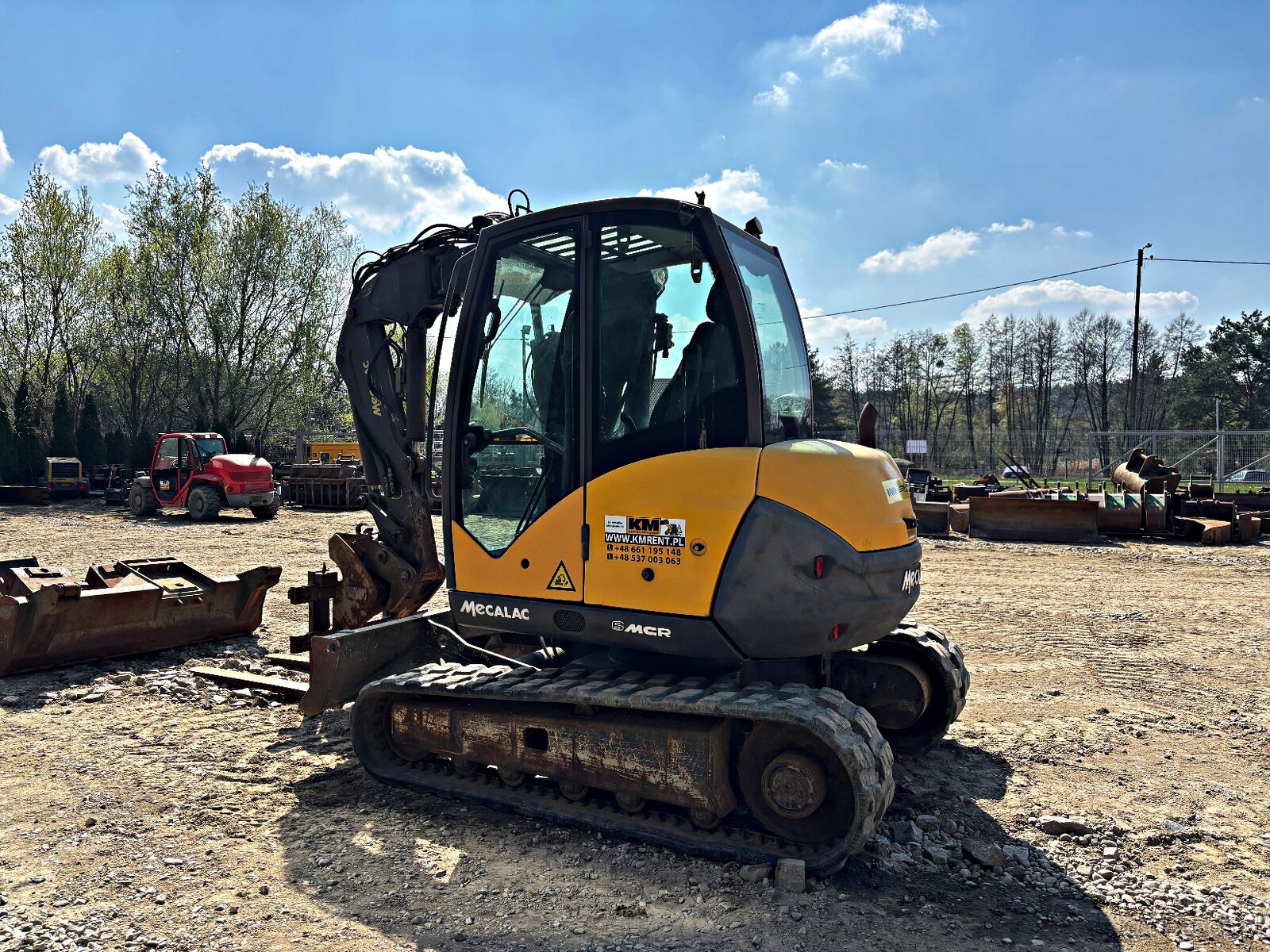 Mecalac 6 MCR MINI-KOPARKA 2014R. MTH: 2887 | 8 MCR JCB 805 - 11