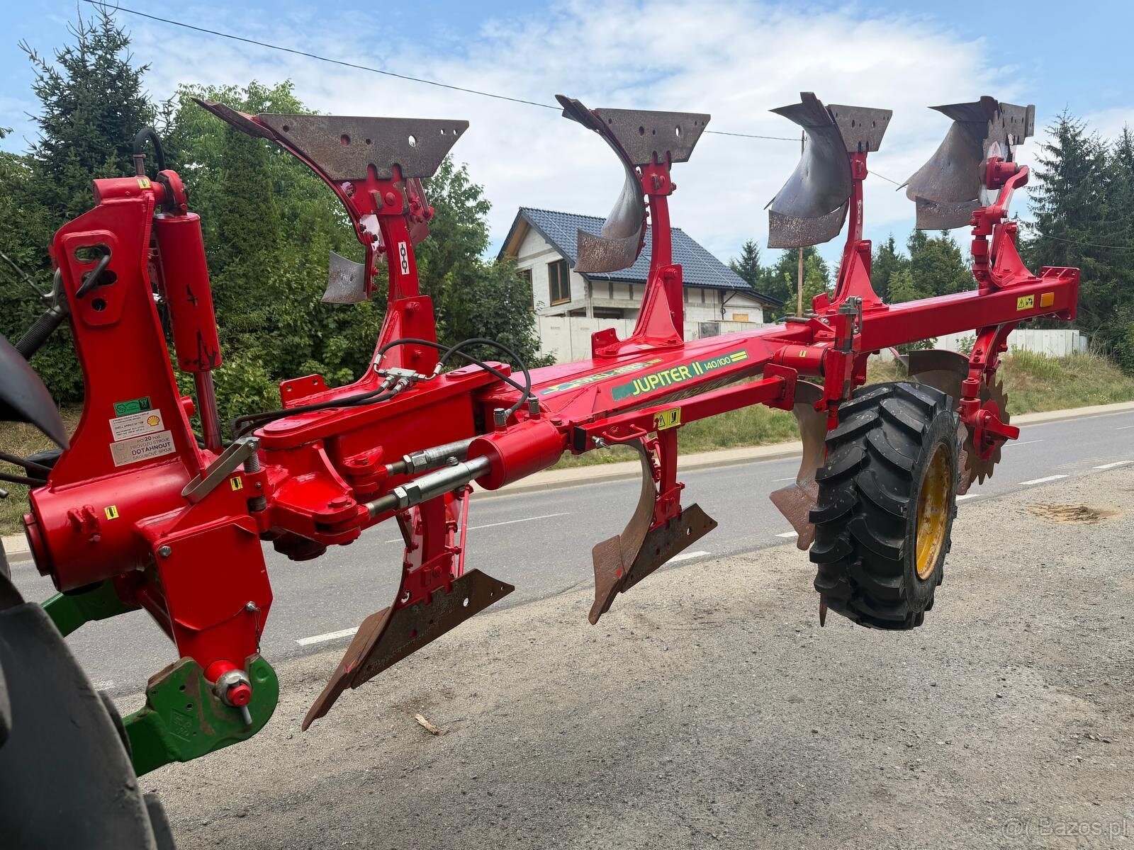 Plug 4 Skibowy Opall-Agri Saturn 140 4S rok prod. 2016 pług - 11