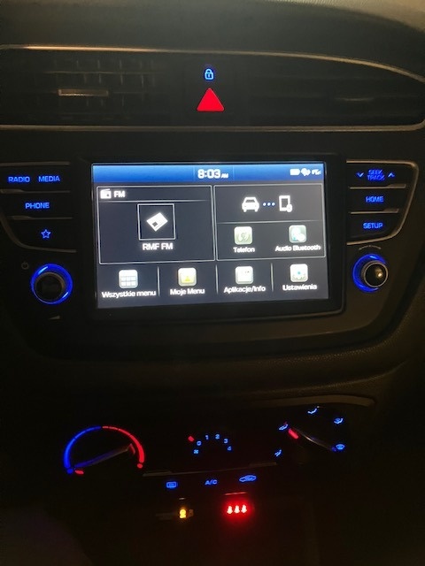 Radio fabryczne (ekran-dotyk) Hyundai I20 II Part.No:96160- - 11