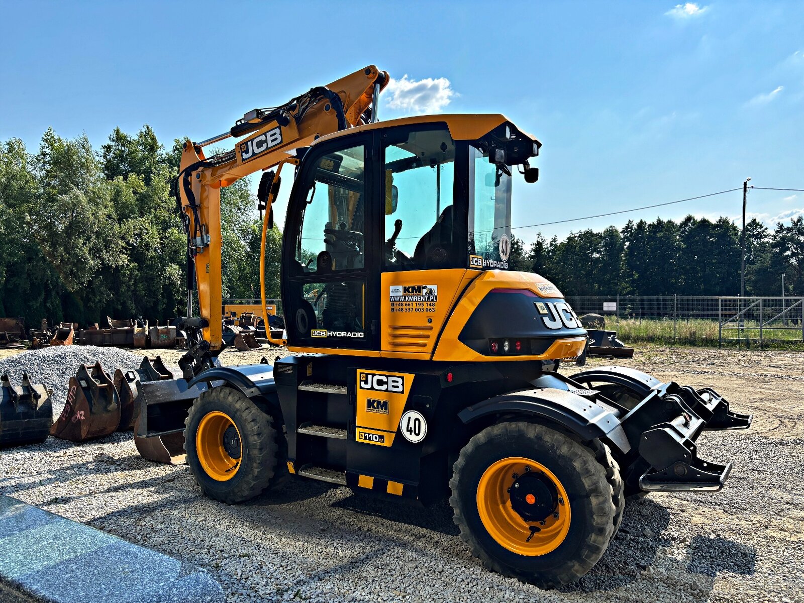 JCB HD110WTT4 KOPARKA KOŁOWA HYDRADIG POWERTILLT 2017R. | LI - 11