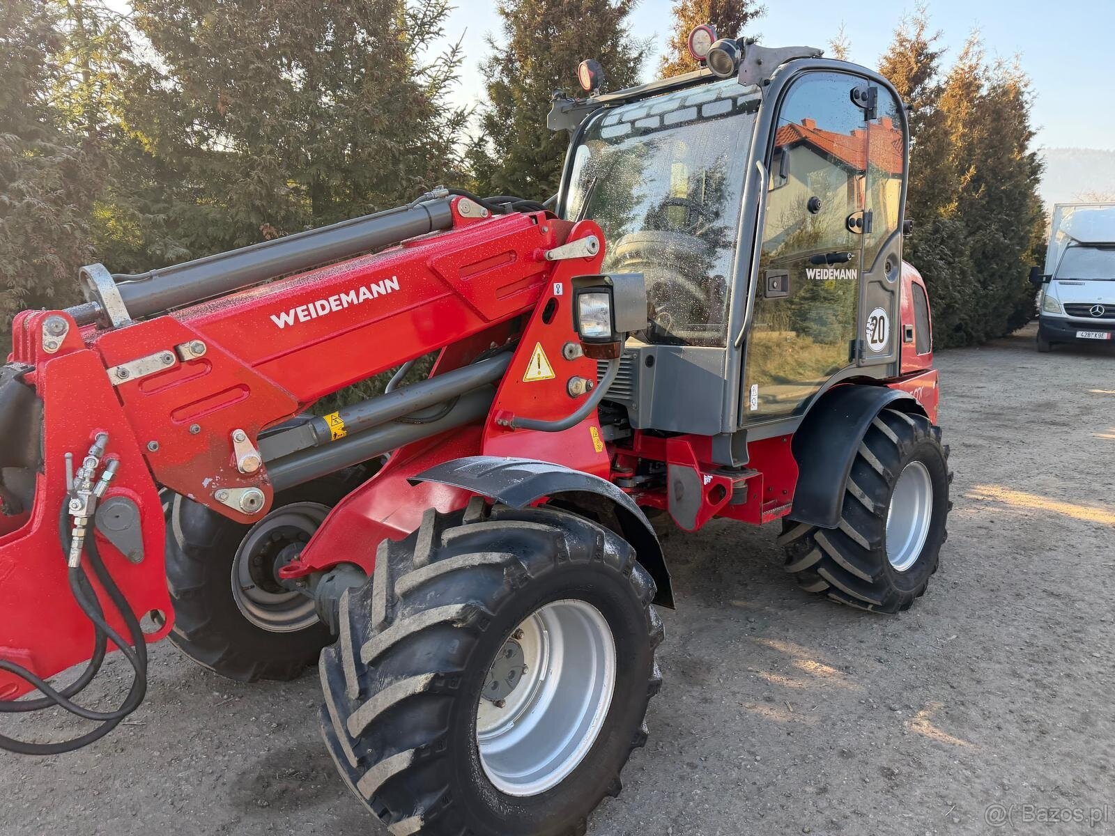 Ładowarka Weidemann 2070 CX80T rok 2014. Teleskop sprowadzon - 11