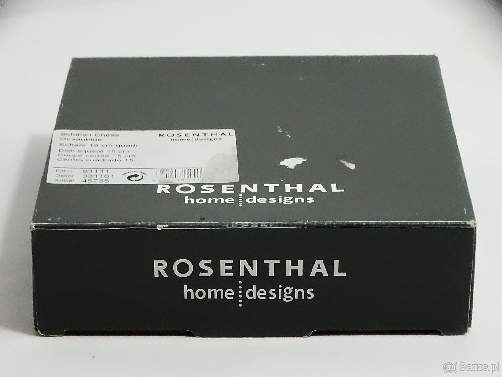 Szklana misa dekoracyjna Rosenthal Form 61111, Dekor 331161, - 11