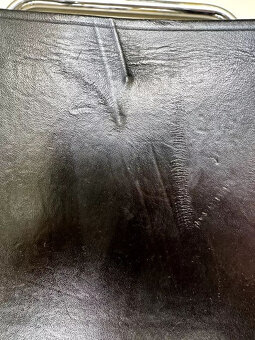 7 x Thonet S33 Cantilever Chair Bauhaus Classic Leather Blac - 11