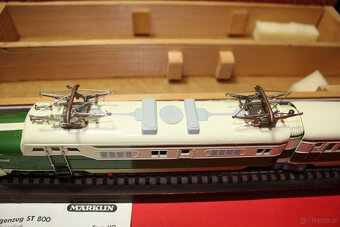 Zestaw 4-częściowy Märklin ST 800 Ivory Green, odrestaurowan - 11