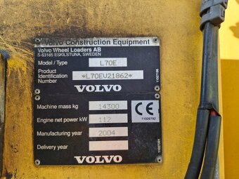 Volvo L70E, w pełni serwisowane, w pełni sprawne, VAT - 11
