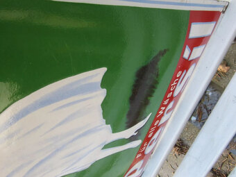 Stary szyld emaliowany Persil, 40x60 cm, w bardzo dobrym sta - 11