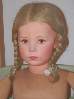 Antyczny manekin dziewczynki Käthe Kruse, muzealnej jakości, - 11