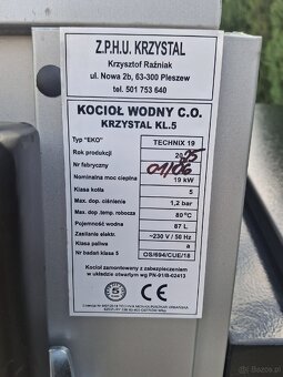 Kocioł na eko groszek 19kW/ECODESIGN - 11