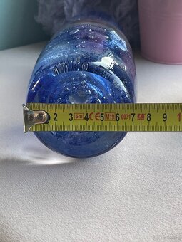 SZKŁO ARTYSTYCZNE - NIEBIESKI WAZON PULEGOSO - 11