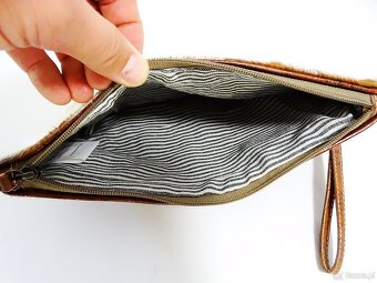 Drewniaki z naturalnej skóry bydlęcej z futrem oraz kopertów - 11