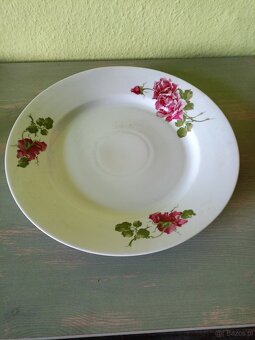 Porcelana „Włocławek”. Komplet deserowy + dzbanek do kawy. - 11