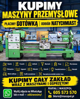 TOKARKA - FREZARKA - SZLIFIERKA maszyny do obróbki metalu ZO - 11
