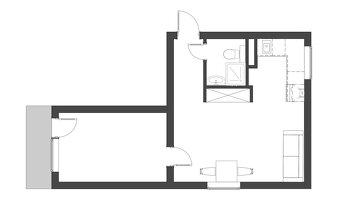 Mieszkanie o pow. 32m2, balkon, IV piętro,Os. Kaliniec - 11