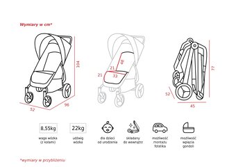 Wózek spacerowy lekki Valco Snap Sport - 11