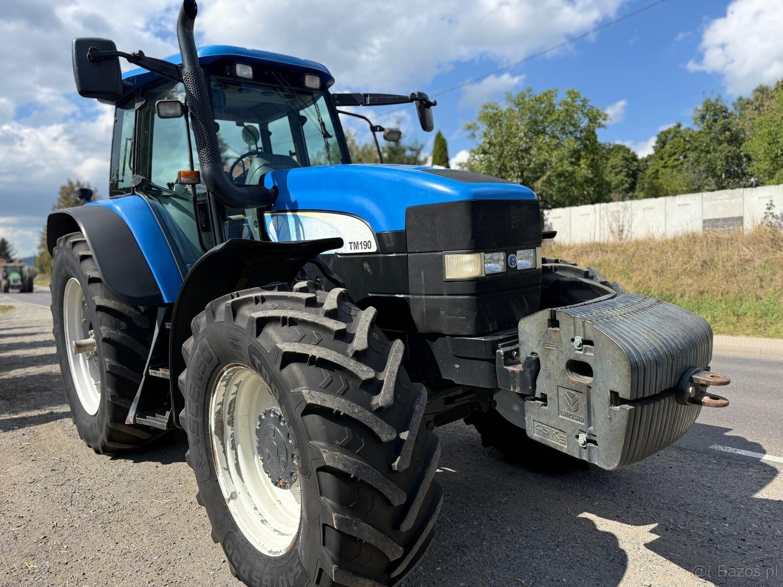Ciągnik rolniczy New Holland TM 190 rok 2006 cena 78000 zł n - 12