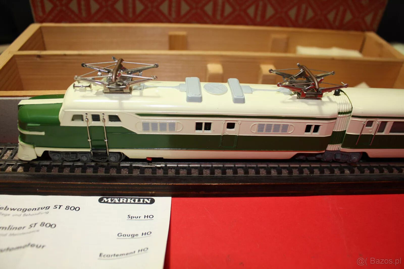 Zestaw 4-częściowy Märklin ST 800 Ivory Green, odrestaurowan - 12
