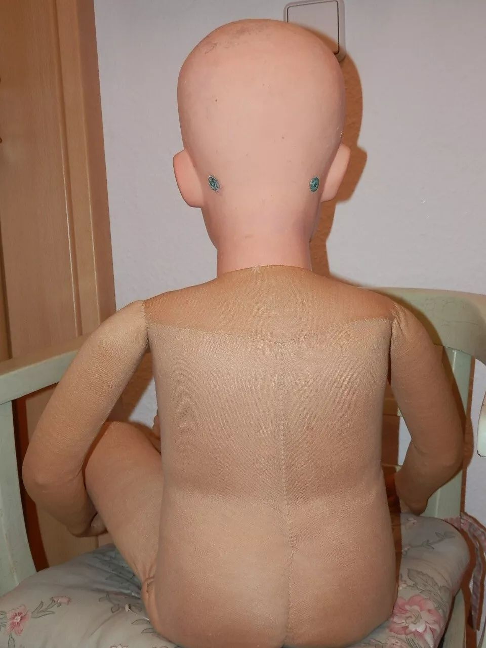 Antyczny manekin dziewczynki Käthe Kruse, muzealnej jakości, - 12