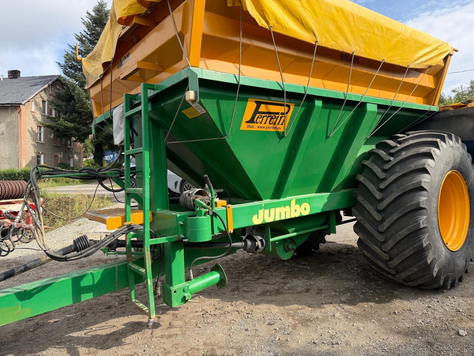 Rozsiewacz do nawozów Perrein Jumbo 9000 + Bagballe Komplet - 12