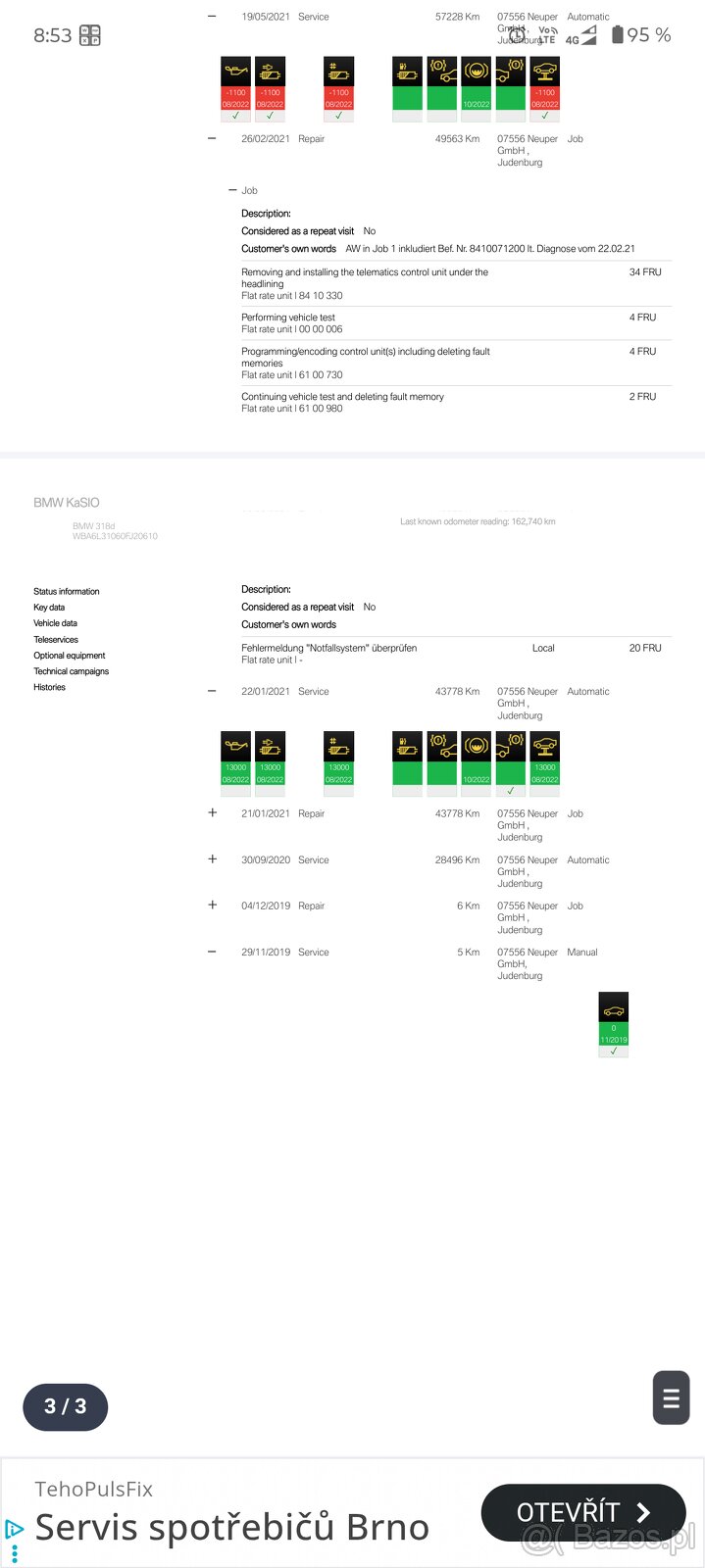 🔥BMW 318D G21 - Top ekonomiczny elegancki (pełne wyposaż - 12