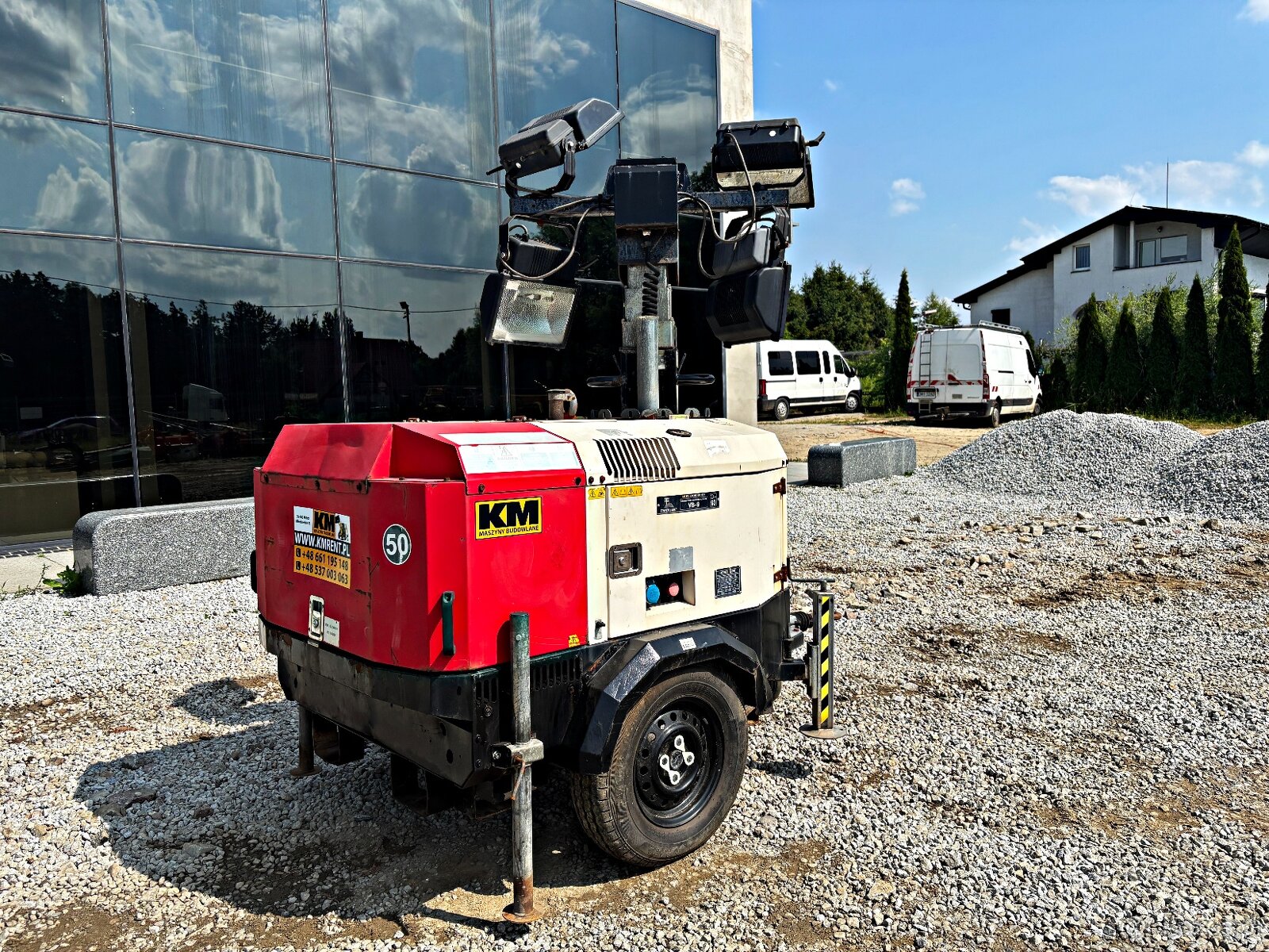 TOWER LIGHT VB-9 MOBILNY MASZT OŚWIETLENIOWY 2012R | Tower L - 12