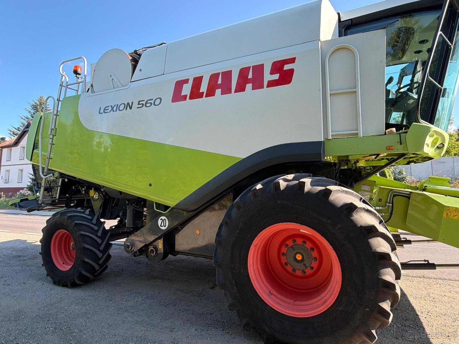 Kombajn zbożowy Claas Lexion 560 heder V750 rok prod. 2009 S - 12